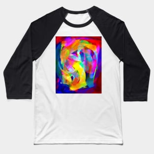 Psychedelic abstract Baseball T-Shirt